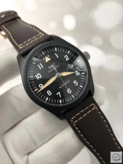IWC PILOT'S SCHAFFHAUSEN Mark XV2 WATCH AUTOMATIC SPITFIRE AUTOMATIC Mechical IW326803 42MM BLACK DIAL Everose Gold Case Stainless Steel Case Stainless Steel Leather Strap Mens Wristwatches ICW22350560