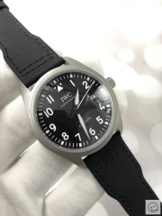 IWC PILOT'S SCHAFFHAUSEN SPITFIRE Mark XV2 WATCH AUTOMATIC SPITFIRE AUTOMATIC Mechical IW326801 42MM BLACK DIAL Everose Gold Case Stainless Steel Case Stainless Steel Leather Strap Mens Wristwatches ICW22420560