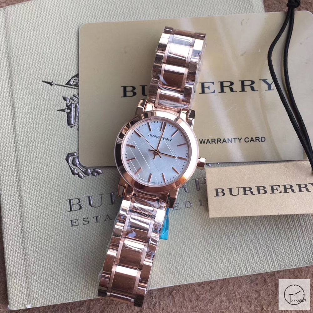 Burberry Silver Dial Dial Stainless Steel Bracelet Watch 383mm BU9038 Womens Wristwatches BU153868390