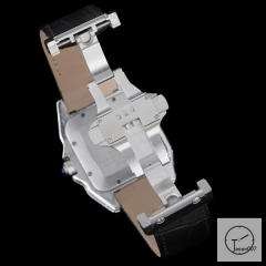 Cartier Santos 100 XL Diamond Case White Dial Automatic Mechincal Movement Leather Strap Womens Watch Fh5160236560