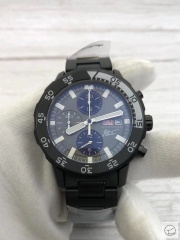IWC Aquatimer Black Dial Quartz Chronograph Black White Pvd Case Day Date Mens Watch IW376701 Stainless Steel Strap Mens Wristwatches ICW22880560