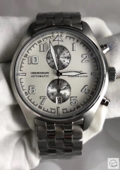 IWC Pilots Watch Everose Gold Chronograph Antoine De Saint Exupery Leather Strap Mens Wristwatches MOB23050560