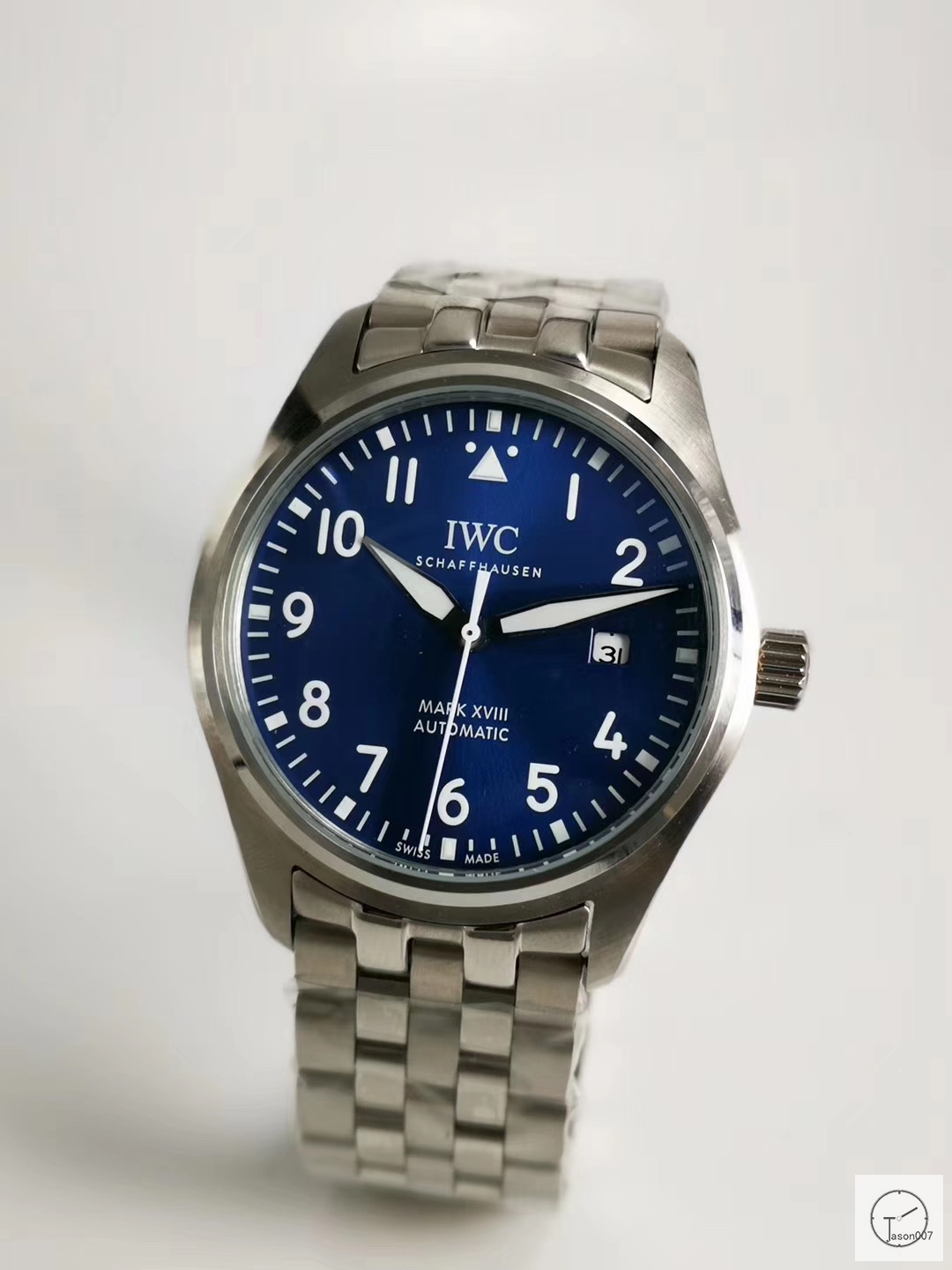 IWC PILOT'S SCHAFFHAUSEN SPITFIRE Mark XV2 WATCH AUTOMATIC SPITFIRE AUTOMATIC Mechical IW326801 42MM BLACK DIAL Everose Gold Case Stainless Steel Case Stainless Steel Leather Strap Mens Wristwatches ICW22500560