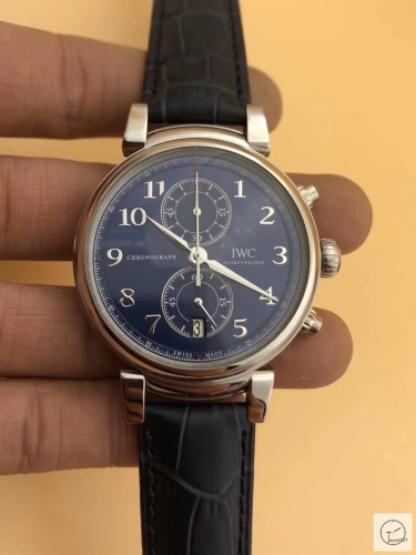 IWC DA VINCI Black Dial Quartz Movement CHRONOGRAPH EDITION “LAUREUS SPORT FOR GOOD FOUNDATION”IW393402 Stainless Steel Strap Mens Wristwatches ICW22710560