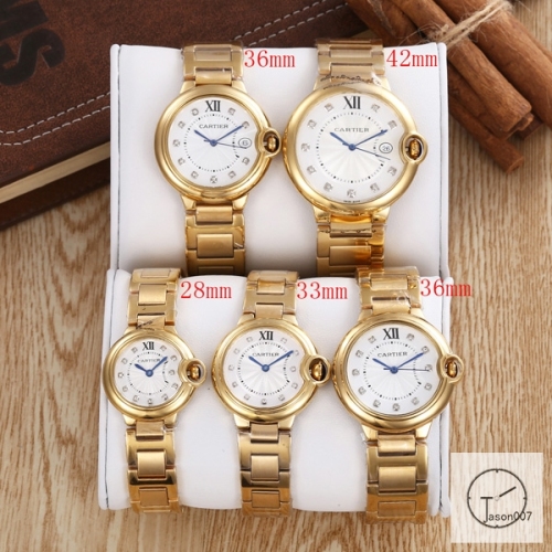 Cartier Ballon Bleu Luxury Silver Diamond DiaL Diamond Bezel EVE Rose Gold Case Quartz Battery Power Stainless Steel Strap Womens Watch Fh221735336565