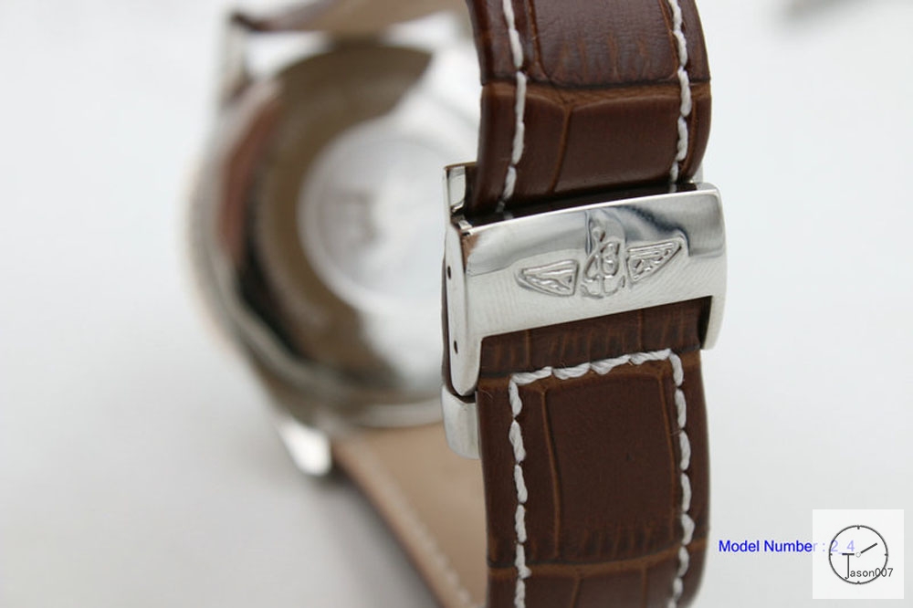 BREITLING Chronoliner Brown Dial Quartz Chronograph Leather Strap Men's Watch BBWR200213980
