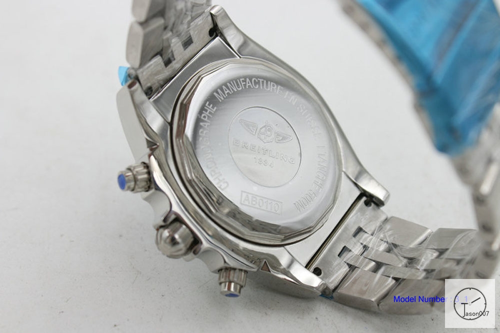 BREITLING Chronomat B01 Black Dial Quartz Chronograph Stainless Steel Strap Men's Watch BBWR222207543950