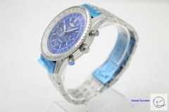 BREITLING Navitimer Blue Dial Quartz Chronograph Steel Strap Men's Watch BBWR2216033930