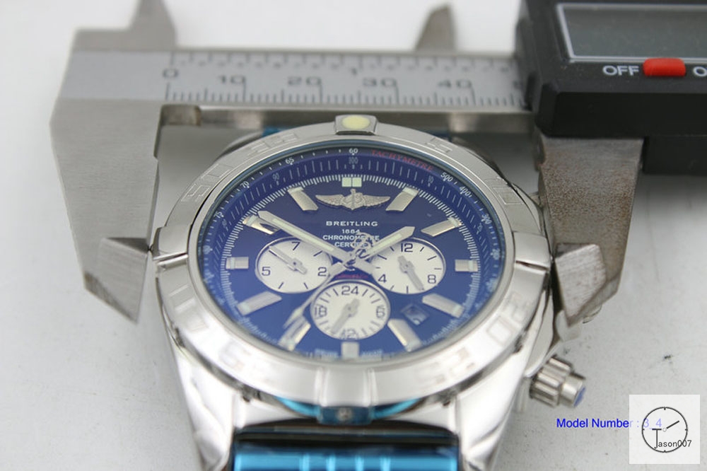 BREITLING Chronomat B01 Black Dial Quartz Chronograph Stainless Steel Strap Men's Watch BBWR222207543950