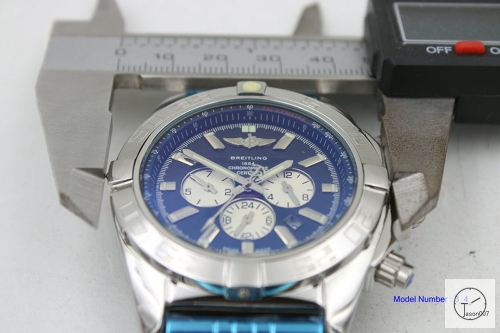 BREITLING Chronomat B01 Black Dial Quartz Chronograph Stainless Steel Strap Men's Watch BBWR222207543950