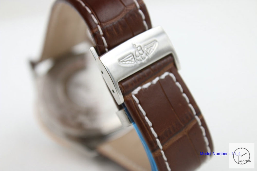 BREITLING Navitimer Black Dial Quartz Chronograph Leather Strap Men's Watch BBWR2215033970