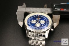 BREITLING Navitimer Blue Dial Quartz Chronograph Stainless Steel Strap Men's Watch BBWR2216843930