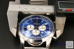 BREITLING TRANSOCEAN 1884 44MM Blue Dial Quartz Chronography Movement Watch Stainless Steel Men watch BT2137040