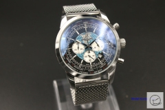 BREITLING TRANSOCEAN AB0510U4.BB62.152A 44MM Quartz Movement Stop Watch Stainless Steel Mne watch BT2136740