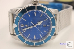 BREITLING SuperOcean 1884 Blue Dial Automatic Movement 44mm stainless steel Strap Auto Date Men's Watch BT2204360