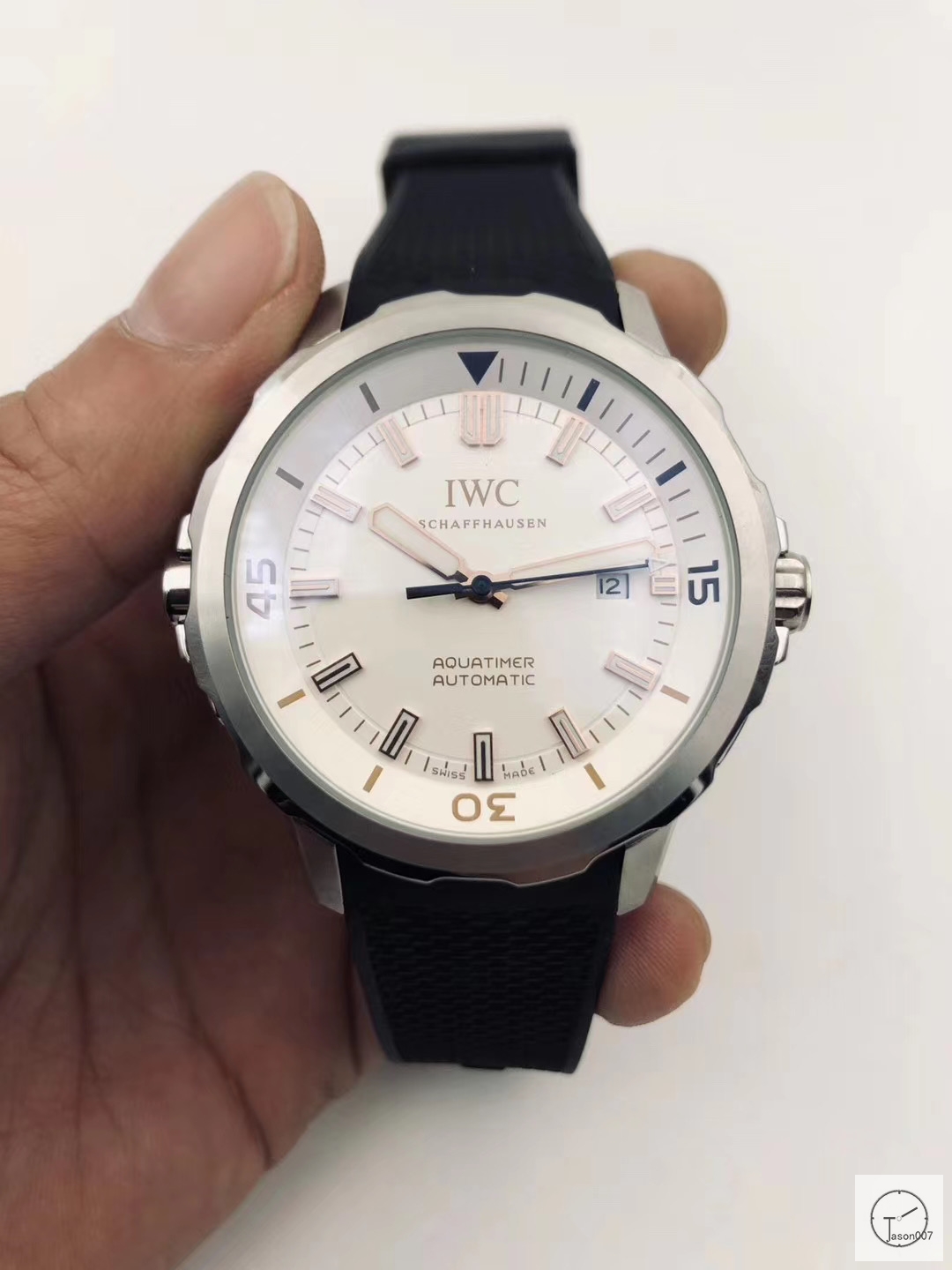 IWC AQUATIMER AUTOMATIC Mechical IW329001 42MM BLACK DIAL PVD Case Stainless Steel Strap Mens Wristwatches ICW22090560