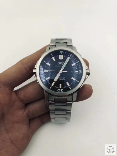 IWC AQUATIMER AUTOMATIC Mechical IW329001 42MM BLACK DIAL PVD Case Stainless Steel Strap Mens Wristwatches ICW22090560