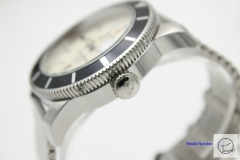 BREITLING SuperOcean 1884 White Dial 46mm Automatic Movement stainless steel Auto Date Men's Watch BT22051760