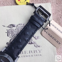 Burberry Black Dial 42MM Top Quality Stainless Quartz Movement Stainless Steel Bracelet Watch Stainless Steel Strap BU9038 Mens Wristwatches BU255268350