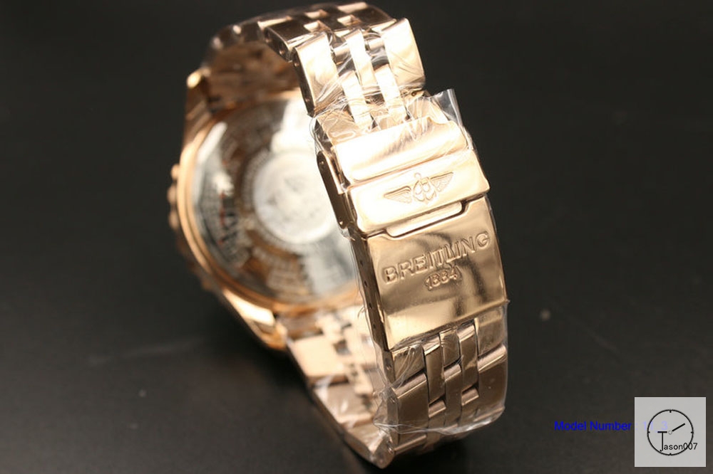Breitling PROFESSIONAL CHRONOSPACE Rose Gold White Dial Stainless steel Quartz Chronography 48mm Men Watch BTP22052160