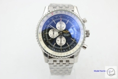 BREITLING NAVITIMER A13324121B1A1 Black Dial Quartz Chronography 46mm Men's Date Stainless steel watch BRN2000560