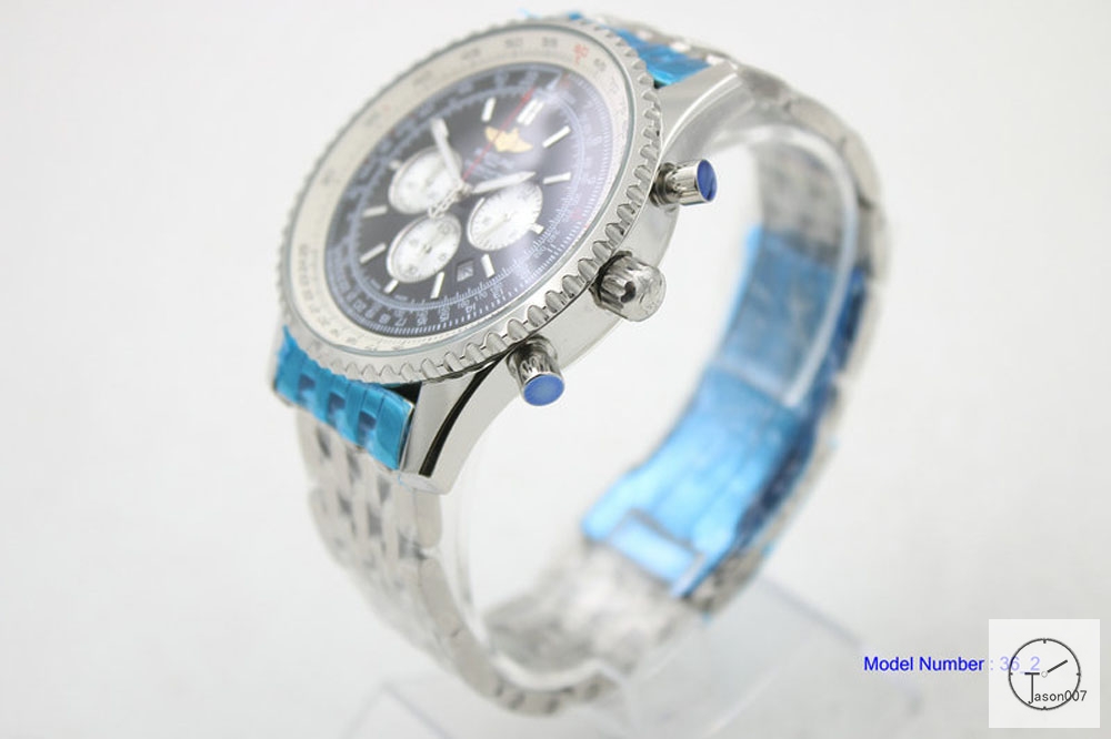 BREITLING NAVITIMER AB0121211B1A1 Black Dial Quartz Chronography Small Dial All Work 46mm Men's Stainless steel watch BRN2001260