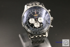 BREITLING NAVITIMER 1884 AB0121211B1X1 Black Dial Quartz Chronography Small Dial All Work 46mm Auto Date Men's Stainless steel watch BRN2002060