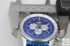 BREITLING NAVITIMER AB0127211C1A1 Blue Dial Quartz Chronography 46mm Men's Date Stainless steel watch BRN2000460