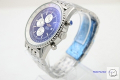 BREITLING NAVITIMER A13324121B1A1 Black Dial Quartz Chronography 46mm Men's Date Stainless steel watch BRN2000560