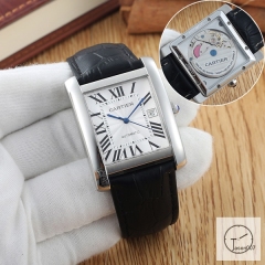 CARTIER Cartier Tank MC Silver Dial Automatic Movement Men's Watch W6701010 Stainless Steel Strap Womens Mens Wristwatches Fh22451935336540