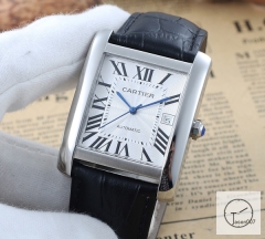 CARTIER Cartier Tank MC Silver Dial Automatic Movement Men's Watch W6701010 Stainless Steel Strap Womens Mens Wristwatches Fh22451935336540