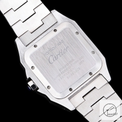 Cartier Santos 100 XL Case White Dial Bezel Automatic Mechaincal Movement Stainless Mens Watch Fh2951525820