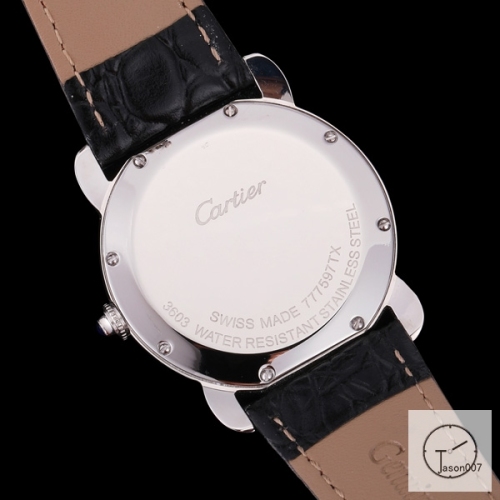 CARTIER Ronde Solo Silver Dial Quartz Battary Movement Men's Watch W6701010 Stainless Steel Strap Womens Mens Wristwatches Fh144335336520