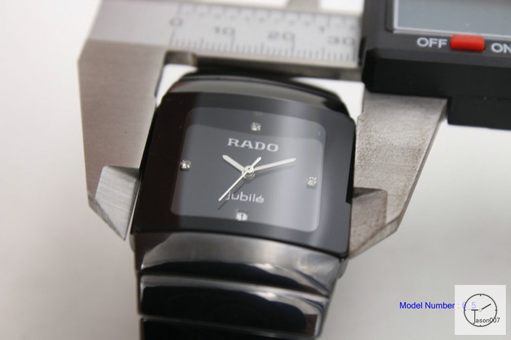 Rado SINTRA Series Mens 31MM Silver Hand Wirst Watch Full Ceramic High Tech Ceramic Black Ra94157810