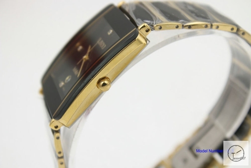 Rado INTEGRAL Mens Gold Black Ceramic Hightech Quartz 28MM Ra13225820
