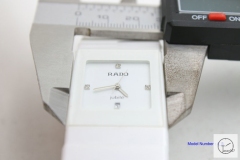 Rado HighTech CERAMICA Ladys 26mm White Ceramic Wrist Watch Ra109545120
