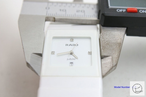 Rado HighTech CERAMICA Ladys 26mm White Ceramic Wrist Watch Ra109545120