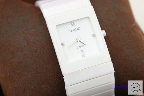 Rado HighTech CERAMICA Ladys 26mm White Ceramic Wrist Watch Ra109545120