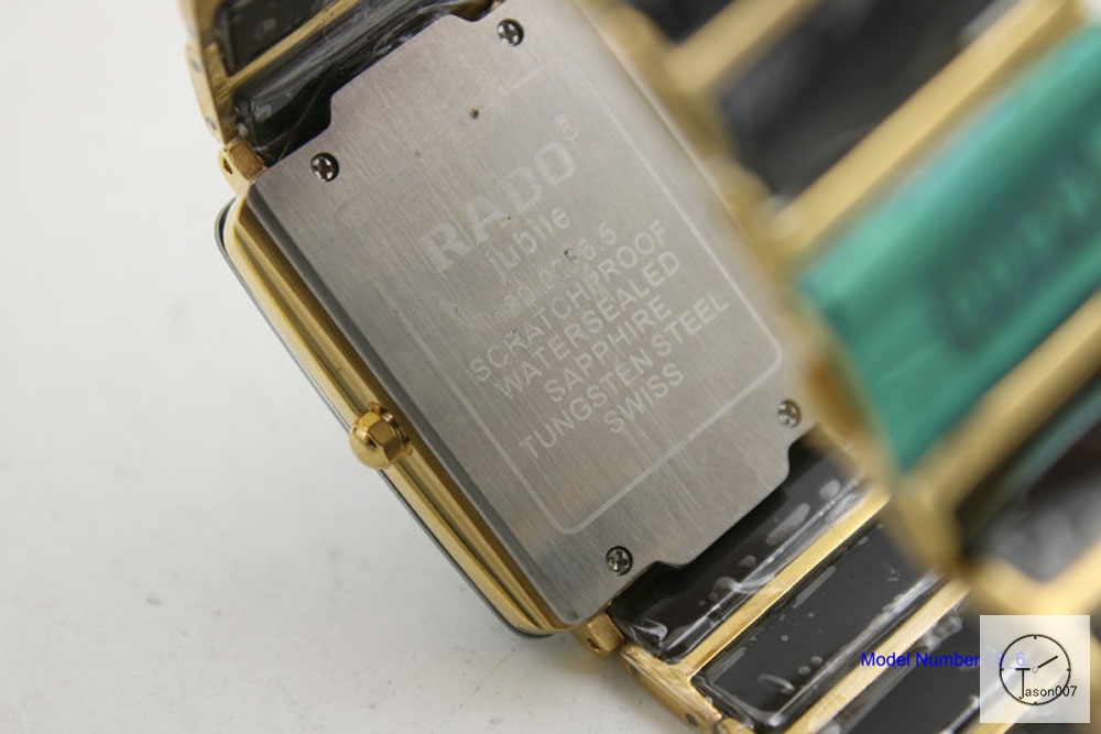 Rado INTEGRAL Mens Gold Black Ceramic Hightech Quartz 28MM Ra13225820