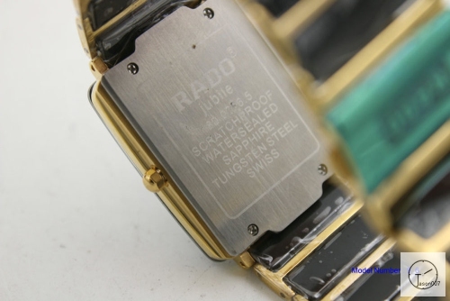 Rado INTEGRAL Mens Gold Black Ceramic Hightech Quartz 28MM Ra13225820