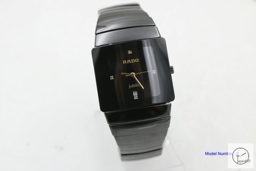 Rado SINTRA Series Mens 31MM Wirst Watch Full Ceramic High Tech Ceramic Black Ra94157800