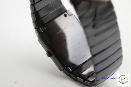 Rado SINTRA Series Mens 31MM Silver Hand Wirst Watch Full Ceramic High Tech Ceramic Black Ra94157810