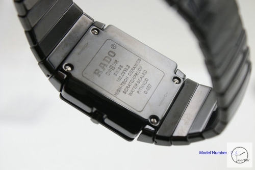 Rado SINTRA Series Mens 31MM Wirst Watch Full Ceramic High Tech Ceramic Black Ra94157800