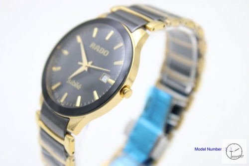 Rado DIASTAR 38MM Gold Black Hightech Ceramic Men's Wrist Ra151200100