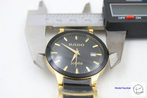 Rado DIASTAR 38MM Gold Black Hightech Ceramic Men's Wrist Ra151200100