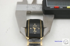 Rado INTEGRAL Layds Gold Black Ceramic Hightech Quartz 18MM Ra13225800