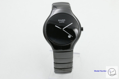 Rado Jubile DiaStar High-Tech Ceramics Black Men's 38MM WristWatch Quartz Ra1365215120