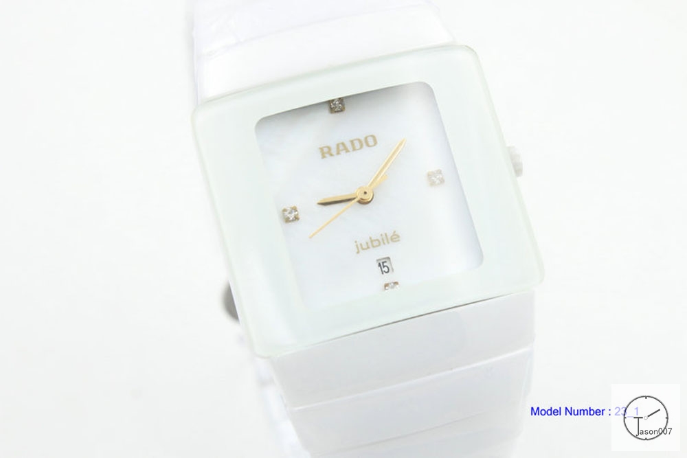 Rado DIASTAR 31MM Full White Ceramic High-tech Ceramic Men's Wrist Ra110015320