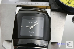 Rado DIASTAR 31MM Silver Black Twotone Hightech Ceramic Men's Wrist Ra1103115820