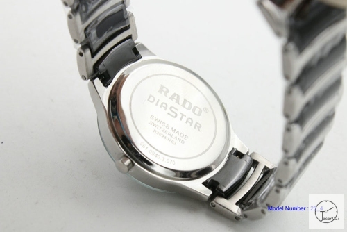 Rado Jubile DIASTAR 28MM Silver Black Hightech Ceramic Ladys Wrist Ra901265510